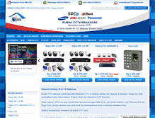 Tablet Screenshot of cctvmakassar.com